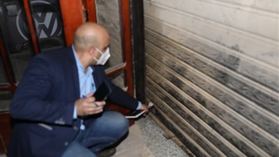 تشميع 48 مقهى ومحل تجاري لمخالفة مواعيد الغلق ببني سويف (صور)