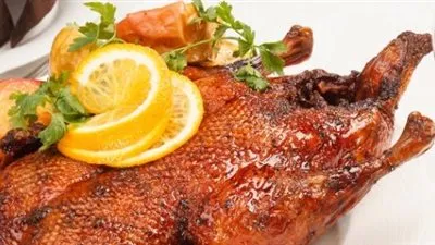 طريقة عمل البط بالبرتقال الشهي 