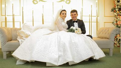 عائلة ربيع تحتفل بزفاف إسلام وإسراء في أجواء من البهجة والسعادة (صور)