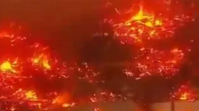 حريق ضخم فى مصنع للصلب جنوب إيران