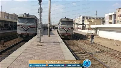 شاهد.. شاب يحاول الانتحار أمام قطار بني سويف.. ونهاية غير متوقعة (صور)