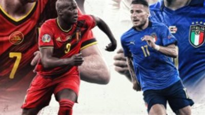 موعد مباراة بلجيكا ضد إيطاليا في يورو 2020 والقنوات الناقلة 