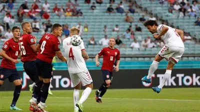 شاهد أهداف مباراة الدانمارك والتشيك في ربع نهائي كأس أمم أوروبا