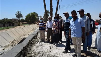 الري: جولة تفقدية للجنة المشكلة على تأهيل الترع بأسيوط