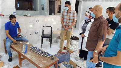 وكيل صحة الشرقية يوجه بسرعة الانتهاء من تركيب ماكينات الغسيل الكلوي بمستشفى أبوكبير