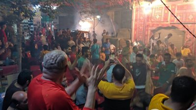 بعد تتويجه بالنجمة العاشرة.. جماهير الأهلي تحتفل بالفوز (صور)