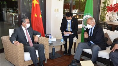 بيان مشترك بين أمين جامعة الدول العربية ووزير خارجية الصين