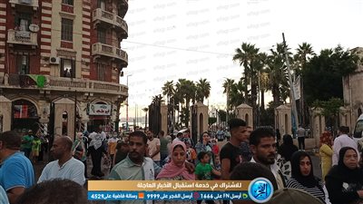 توافد المواطنين على مسجد أبي العباس المرسي لأداء صلاة عيد الأضحى (صور)