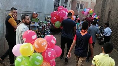 شباب المنوفية يحتفلون بعيد الأضحى على طريقتهم الخاصة (صور)