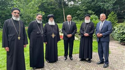  إيبارشية هولندا تهنئ سفير مصر بعيد الأضحى المبارك   