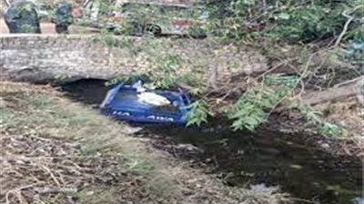 مصرع مدرس انقلب به تروسيكل في ترعة بسوهاج 