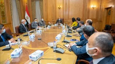 وزير الإنتاج الحربي يستقبل وفد 