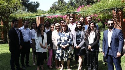 رئيسة اليونان تستقبل الوفد الشبابي المصري واليوناني والقبرصي (صور)