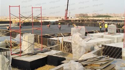 مشاهد من إنشاءات ميناء العين السخنة الجديد (صور)