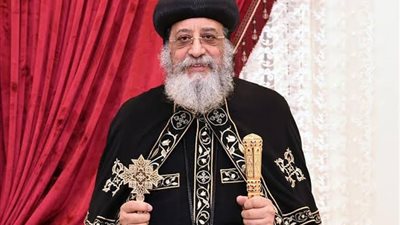 البابا تواضروس ينعى شهداء كمين سيناء