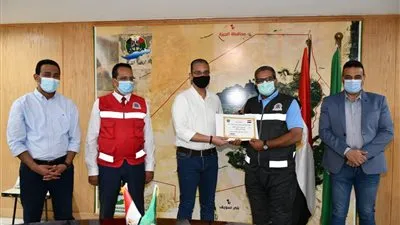  محافظ الفيوم يكرّم النماذج المتميزة بفرع هيئة الإسعاف (صور)