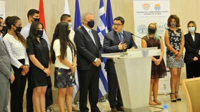  المفوض الرئاسي للقبارصة يستقبل وفد شباب مصر وقبرص واليونان في نيقوسيا 