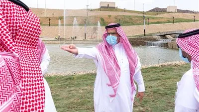 أمير منطقة الباحة يفتتح مشروع متنزه الشروق بمحافظة العقيق