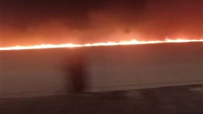 عاجل.. السيطرة على حريق الطريق الدائري الإقليمي