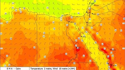 الأرصاد: صور الأقمار الصناعية تشير لأجواء شديدة الحرارة بالعاصمة