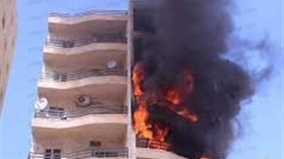 اخماد حريق اندلع داخل عمارة مجاورة لمجلس مدينة مغاغة في المنيا