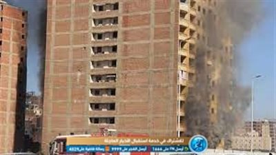 اخماد حريق اندلع داخل عمارة مجاورة لمجلس مدينة مغاغة بالمنيا