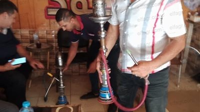 مصادرة شيش وغلق مقاهي بحملة للبيئة في المنصورة