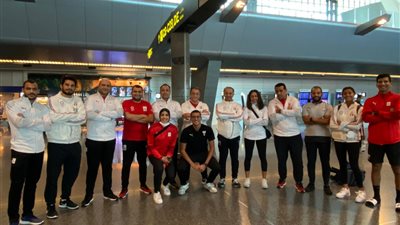 عاجل.. وصول أبطال مصر فريال أشرف وأحمد الجندي 