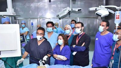 المنظار الجاسوس يكشف وجود سرطان لمريض في مستشفى جامعة طنطا (صور)