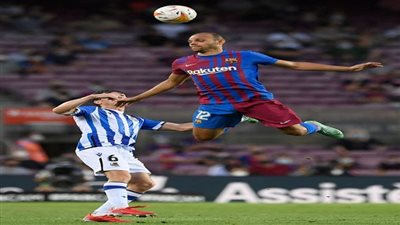 برشلونة يتفوق على سوسيداد بهدفين في الشوط الأول (فيديو)