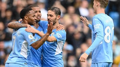 مانشستر سيتي يكتسح نوريتش بخماسية في الدوري الإنجليزي