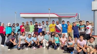 محافظا المنوفية وكفر الشيخ ووزيرالرياضة يطمئنون على فريق كرة السرعة 