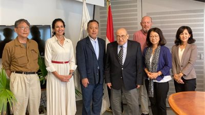 مدير مكتبة الإسكندرية يستقبل وفدًا من هيئة التعاون الدولي اليابانية 