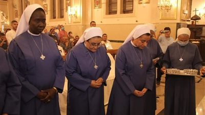 راهبات قلب يسوع المصريات يحتفلن باليوبيل الفضي لبعض الراهبات