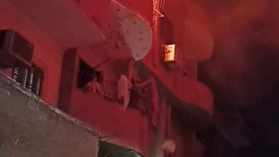 إخماد حريق في وحدة سكنية بأكتوبر