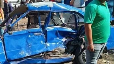 إصابة شخصين في حادث تصادم بين ترام الإسكندرية وسيارة ملاكي 