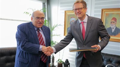 مدير مكتبة الإسكندرية يستقبل السفير الألماني بالقاهرة (صور)