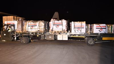 مصر ترسل 3 طائرات عسكرية في ختام جسر المساعدات الإنسانية للأشقاء ‏السودانيين