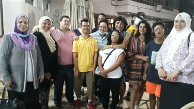 أمل مبدي تزور نادي القاهرة الرياضي 