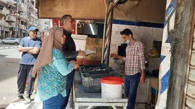 نتائج أعمال لجنة التفتيش الخماسية على المحال التجارية بالمنصورة