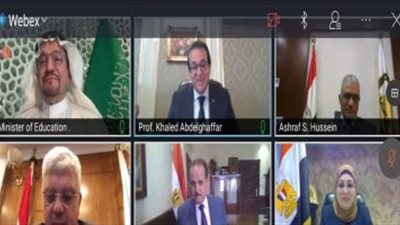 وزير التعليم العالي يبحث آليات التعاون العلمي والبحثي مع نظيره السعودي