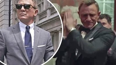 دانيال كريج يودع العاملين بفيلم 