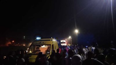 انتشال جثمان فتاتين في انقلاب سيارة بترعة بنجع حمادي