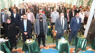 محافظ بني سويف يستهل مؤتمر شباب القرية بالوقوف حدادا على روح المشير طنطاوي