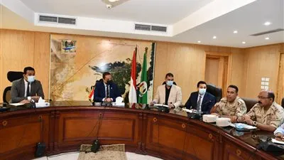 محافظ الفيوم يتابع الاستعدادات النهائية للتدريب العملي صقر