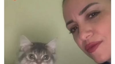 برفقة قطتها.. ريهام عبد الغفور تغازل جمهورها ومتابعيها