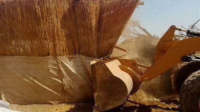  إزالة 37 حالة تعد بالبناء والزراعة على أراضي أملاك الدولة بالمنيا