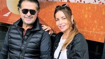 راغب علامة وزوجته يخطفان الأنظار في أحدث ظهور لهما