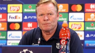 كومان يستقر على تشكيل برشلونة لمواجهة بنفيكا في دوري أبطال أوروبا