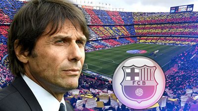 كونتي يحسم موقفه من قيادة برشلونة